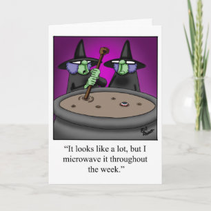 Funny Halloween Humour Card Spectickles