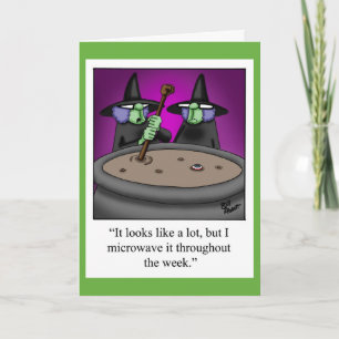 Funny Halloween Humour Card Spectickles