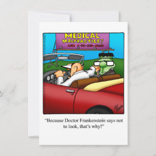 Funny Halloween Humour Greeting Card 