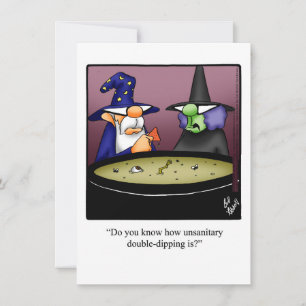 Funny Halloween Humour Greeting Card