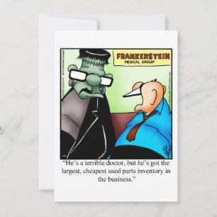 Funny Halloween Humour Greeting Card 