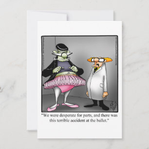 Funny Halloween Humour Greeting Card