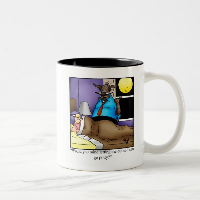 Funny Halloween Humour Mug (Right)