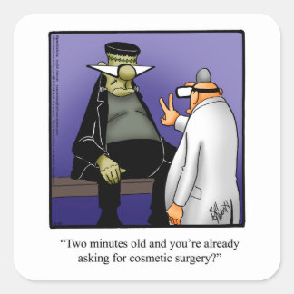 Funny Halloween Humour Sticker
