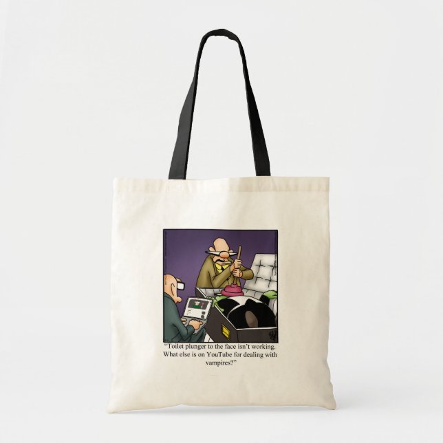Funny Halloween Humour Tote Bag Gift (Front)