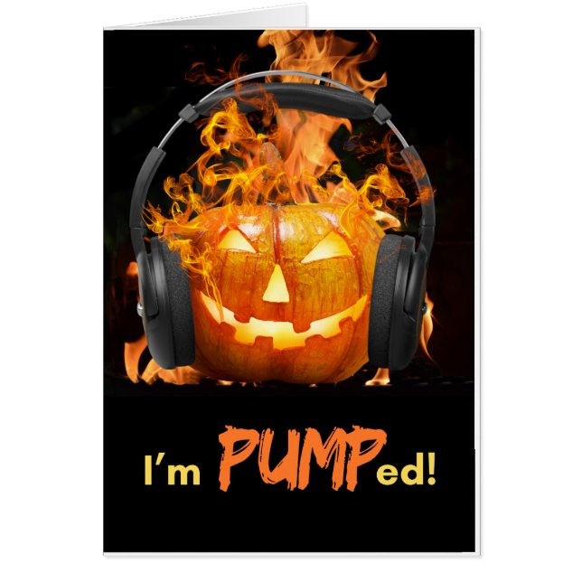 Funny Halloween I’m Pumped Jack o'Lantern (Front)