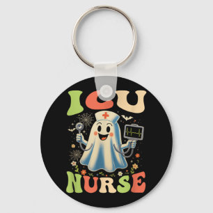 Funny Halloween Icu Nurse Intensive Care Unit Nurs Key Ring
