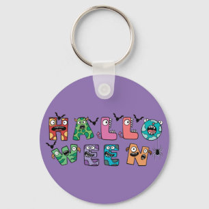Funny Halloween Key Ring