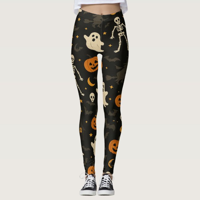 Funny Halloween Leggings (Front)