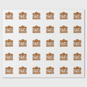Funny Halloween Let’s Get Smashed Pumpkin Wrapping Paper