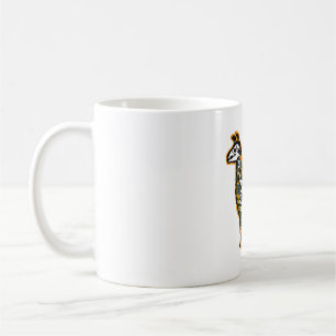 Funny Halloween Llama Skeleton Graphic - Coffee Mug