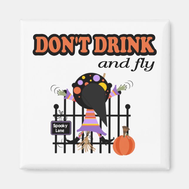 Funny Halloween Magnet (Front)