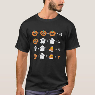 Funny Halloween Math Teacher Order of Operations S T-Shirt
