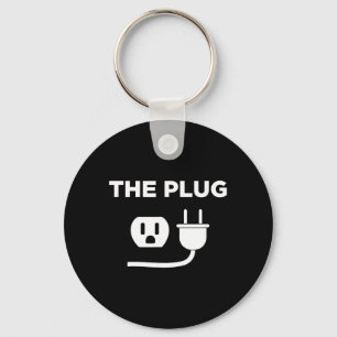 Funny Halloween Meme Costume The Plug Key Ring