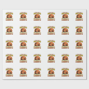 Funny Halloween Monkey Human Costume Shirt Design_ Wrapping Paper