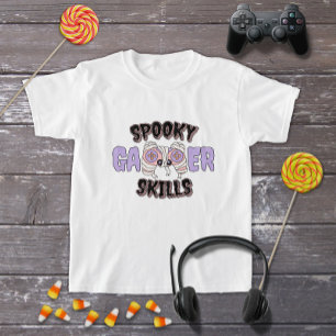 Funny Halloween Mummy Video Gamer Controller T-Shirt