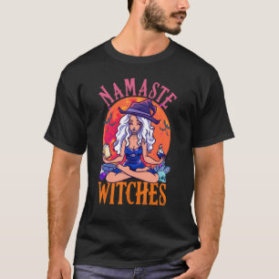 Funny Halloween Namaste Witches Halloween Spirits T-Shirt