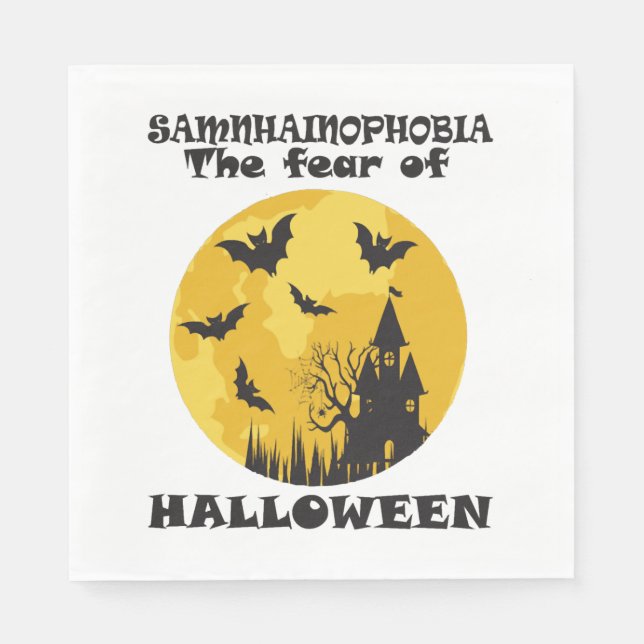 Funny Halloween Napkin (Front)