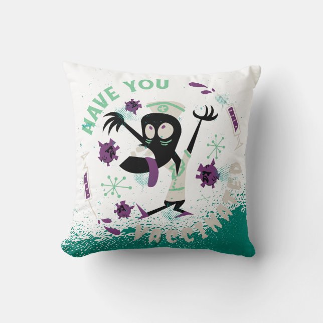 Funny Halloween Nurse Cushion (Front)