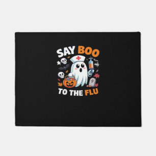 Funny Halloween Nurse Ghost T-Shirt – “Say Boo to  Doormat