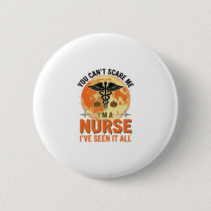 Funny Halloween Nurse Vintage Medical Design_1 6 Cm Round Badge