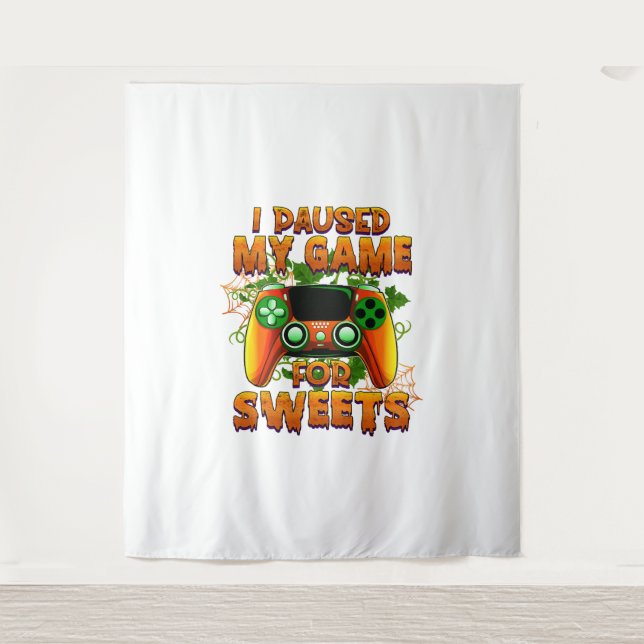 Funny Halloween Outfit for Gamer - Cool Halloween Tapestry (Front)