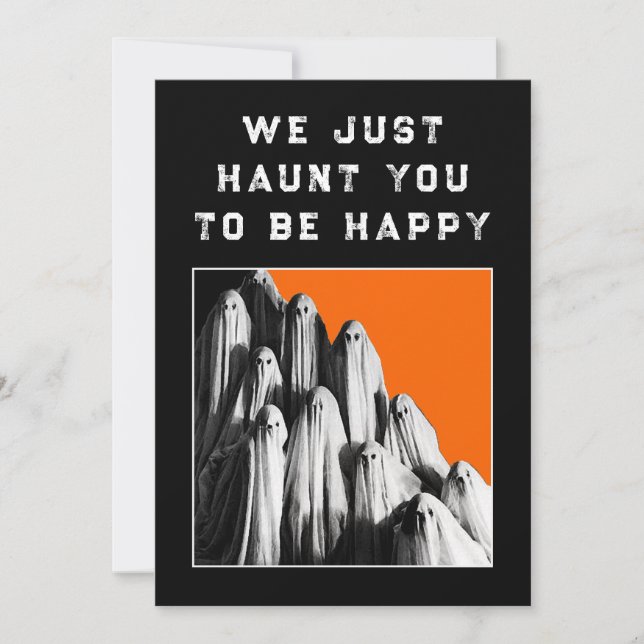 Funny Halloween Party Invitations (Front)