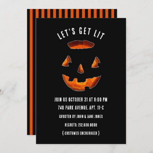 Funny Halloween Party Invitations