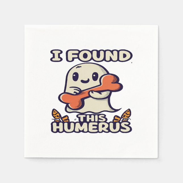  Funny Halloween Party Napkin (Front)