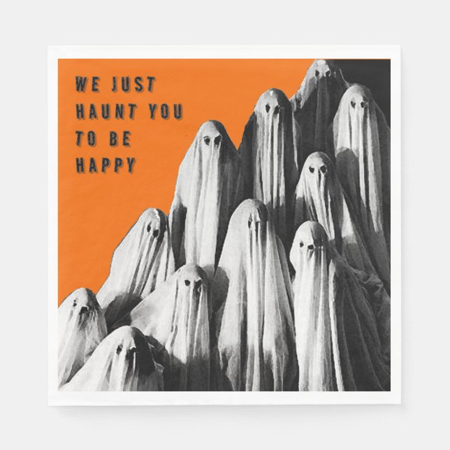 Funny Halloween Party Napkin (Front)