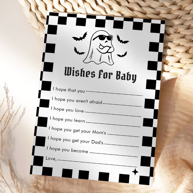  Funny Halloween Party Wishes for Baby Game Card (Creator Uploaded)