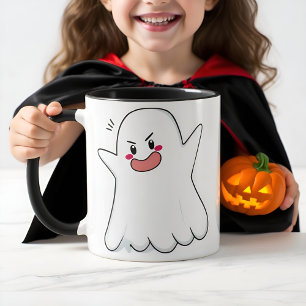  Funny Halloween Party with Cute Ghost Coffee Mug