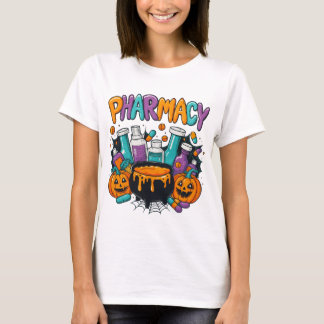 Funny Halloween Pharmacy T-Shirt – Colourful