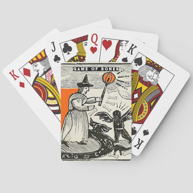 Funny Halloween Playing Cards (Back)