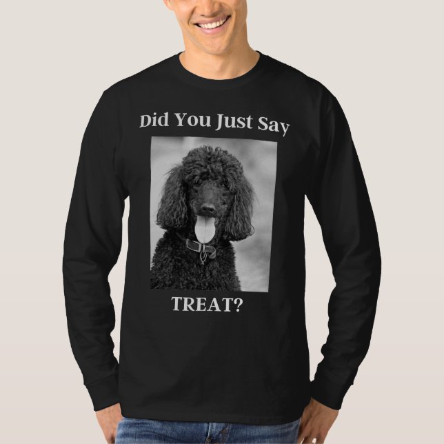 Funny Halloween Poodle T-Shirt (Front)