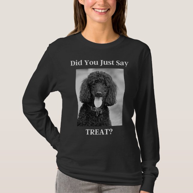 Funny Halloween Poodle T-Shirt (Front)