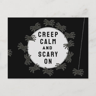 Funny Halloween Postcard