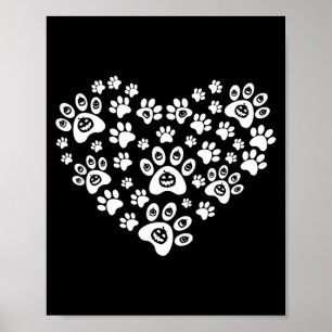 Funny Halloween Pumpkin Dog Paws - Halloween Dog Poster