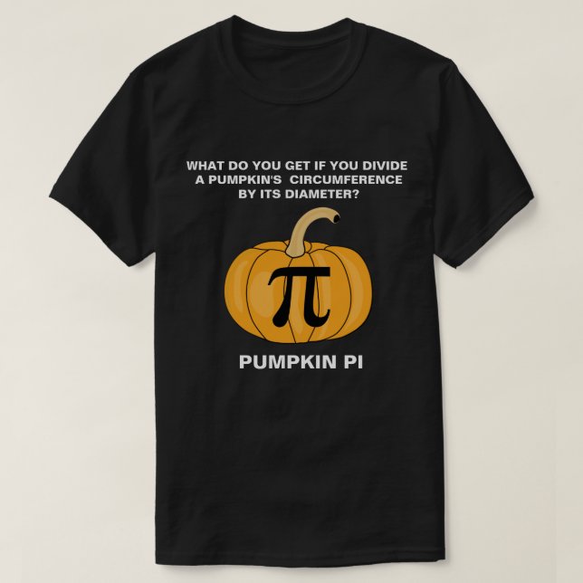 Funny Halloween Pumpkin Pun T-Shirt (Design Front)