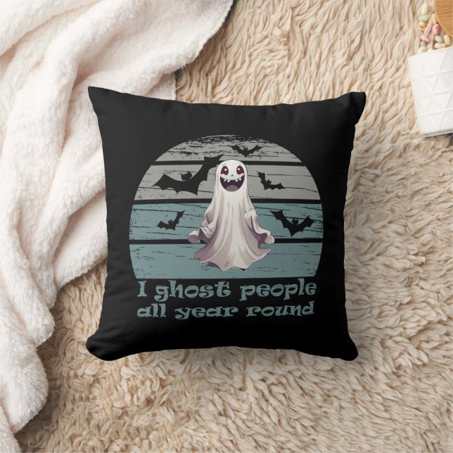 funny halloween saying cushion (Blanket)