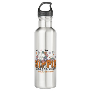 Funny Halloween saying Hippie Halloween 710 Ml Water Bottle