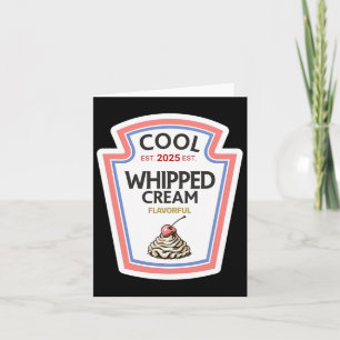Funny Halloween Shirt 2025 Gift Cool Whipped Cream Card