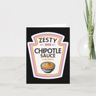 Funny Halloween Shirt 2025 Gift Zesty Chipotle Sau Card