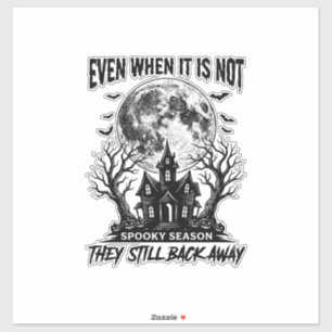 Funny Halloween Shirt Spooky Season Run Away Desig
