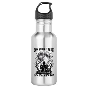 Funny Halloween Shirt Spooky Season Run Away Desig 532 Ml Water Bottle