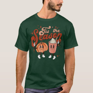Funny Halloween Shirt Tis The Season Cute Pumpkin