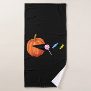 Funny Halloween Shirts For Women Kids Men Pumpkin Bath Towel