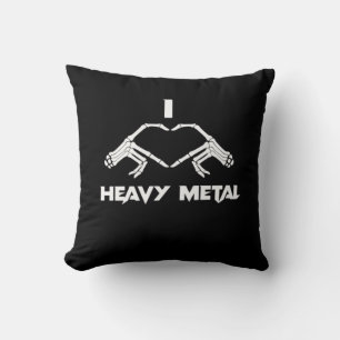 Funny Halloween Skeleton Heart Hands Classic Cushion
