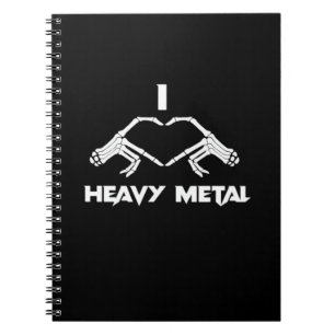 Funny Halloween Skeleton Heart Hands Classic Notebook