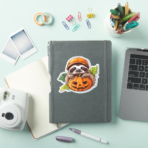 Funny Halloween Sloth Sticker Classic T-Shirt